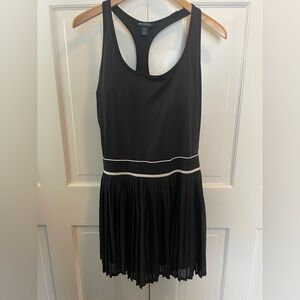 Athleta Black Power Serve Tank dress for Tennis or Golf